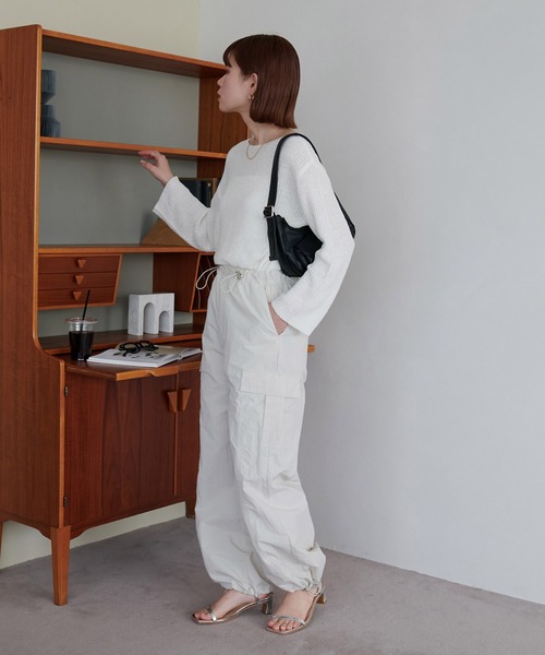 DISCOAT（ディスコート）の「カーゴパンツ（カーゴパンツ・レディース・ホワイト系その他/カーキ・FREE）」の3枚目の写真