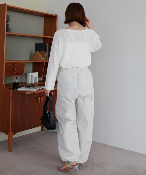 DISCOAT（ディスコート）の「カーゴパンツ（カーゴパンツ・レディース・ホワイト系その他/カーキ・FREE）」の6枚目の写真