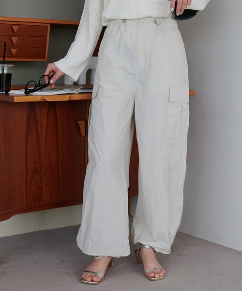 DISCOAT（ディスコート）の「カーゴパンツ（カーゴパンツ・レディース・ホワイト系その他/カーキ・FREE）」の9枚目の写真