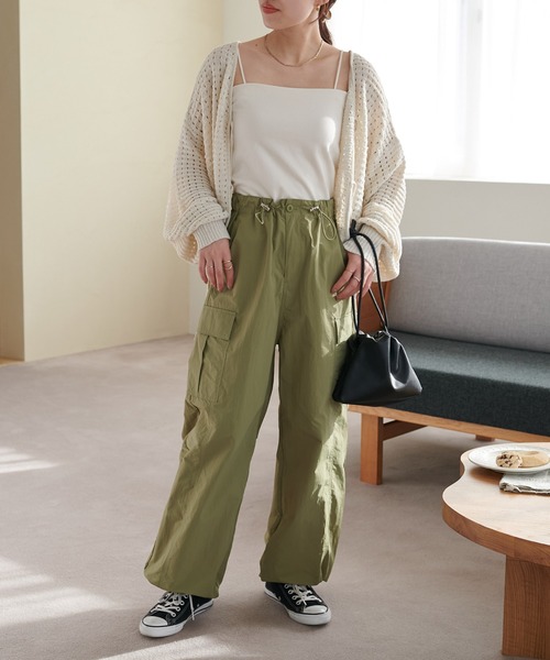 DISCOAT（ディスコート）の「カーゴパンツ（カーゴパンツ・レディース・ホワイト系その他/カーキ・FREE）」の8枚目の写真