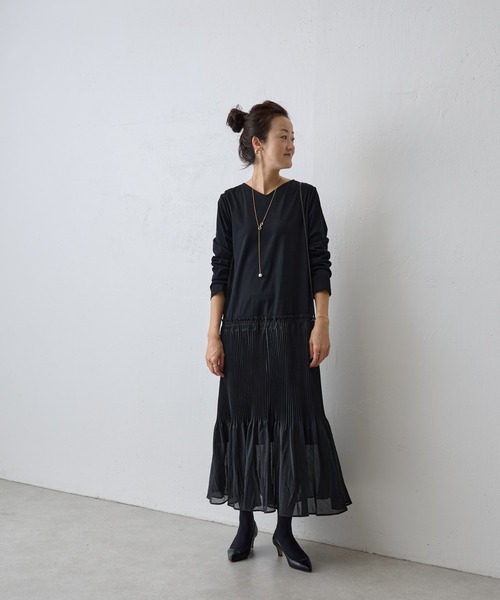 BEARDSLEY（ビアズリー）の「ロー切り替えドッキングワンピース