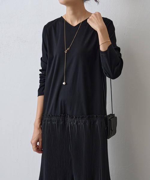 BEARDSLEY（ビアズリー）の「ロー切り替えドッキングワンピース