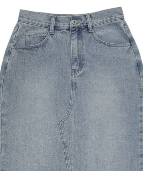 DT★Max Mara★cervino スリット入りデニムスカート セール】デニムミニスカート ミニスカート スリット（デニム
