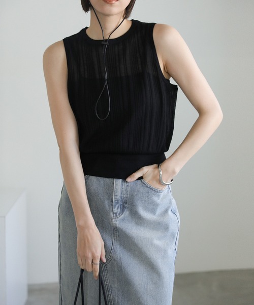 select MOCA（セレクトモカ）の「ロングデニムフロントスリットスカート（デニムスカート・レディース・ライトインディゴブルー/ブルー・SMALL/MEDIUM/LARGE）」の17枚目の写真