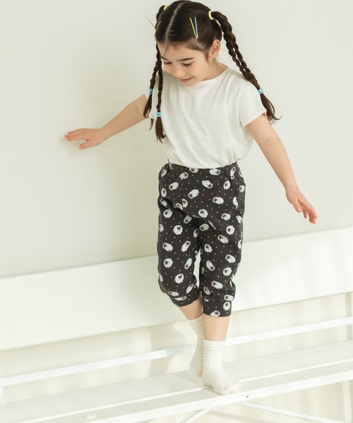 pairmanon(ペアマノン)の「【しなやかストレッチ】ユニセックス ストレッチ 7分丈パンツ(その他パンツ・キッズ・ライトホワイト/ブラック/ライトグレー/チャコールグレー/その他/ブラック系その他/グレー系その他/ブラウン系その他/ベージュ系その他/グリーン系その他/ホワイト系その他/ホワイト系その他2/ホワイト系その他3/グレー系その他2/ブラウン系その他2/ベージュ系その他2/ストライプ/ドット/チェック/ライトベージュ/ブラック系その他2/ブラウン/テラコッタ・90/100/110/120/80/130)」の10枚目の写真