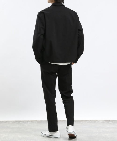 GLOBAL WORK Smile Seed Store（グローバルワーク スマイルシードストア）の「NRストレッチブルゾン/993346（ブルゾン・メンズ・ブラック/ベージュ/ネイビー・SMALL/MEDIUM/LARGE）」の6枚目の写真