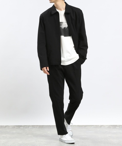 GLOBAL WORK Smile Seed Store（グローバルワーク スマイルシードストア）の「NRストレッチブルゾン/993346（ブルゾン・メンズ・ブラック/ベージュ/ネイビー・SMALL/MEDIUM/LARGE）」の7枚目の写真