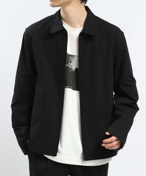 GLOBAL WORK Smile Seed Store（グローバルワーク スマイルシードストア）の「NRストレッチブルゾン/993346（ブルゾン・メンズ・ブラック/ベージュ/ネイビー・SMALL/MEDIUM/LARGE）」の8枚目の写真