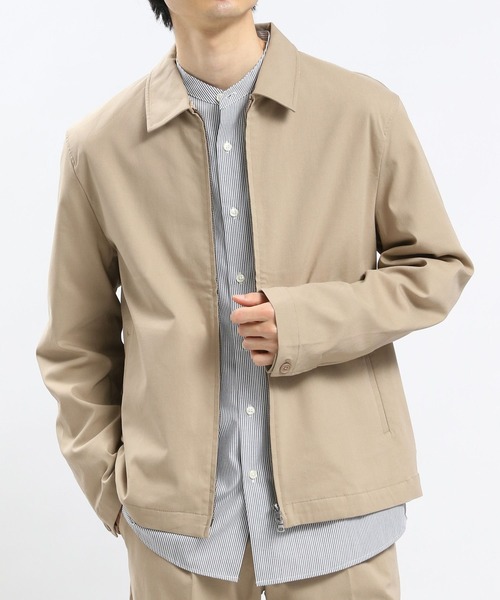 GLOBAL WORK Smile Seed Store（グローバルワーク スマイルシードストア）の「NRストレッチブルゾン/993346（ブルゾン・メンズ・ブラック/ベージュ/ネイビー・SMALL/MEDIUM/LARGE）」の14枚目の写真