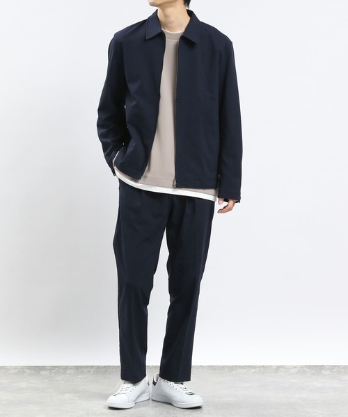 GLOBAL WORK Smile Seed Store（グローバルワーク スマイルシードストア）の「NRストレッチブルゾン/993346（ブルゾン・メンズ・ブラック/ベージュ/ネイビー・SMALL/MEDIUM/LARGE）」の18枚目の写真