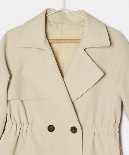 ROPE' PICNIC（ロペピクニック）の「【KIDS】トレンチコート/リンクコーデ（トレンチコート・キッズ・ベージュ・110/120/130/140/150）」の4枚目の写真