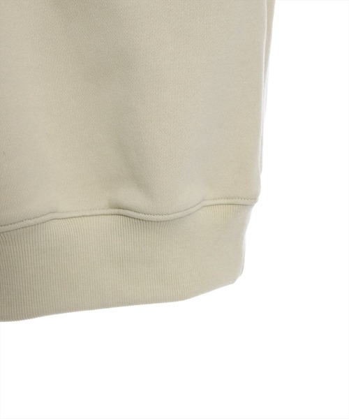 clear（クリア）の「ワッペンロゴVネックオーバースウェットワンピース≪2024SS新作≫（スウェット・レディース・杢グレー/ベージュ・F）」の7枚目の写真