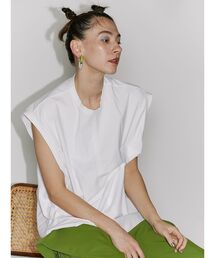 UN3D. | ダブルタックルーズカットトップ(Tシャツ/カットソー)