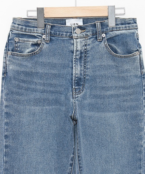 petit main LIEN（プティマインリアン）の「【リンク】ウォッシュ加工デニム(レディース)（その他パンツ・レディース・ブルー/サックスブルー・S/M）」の14枚目の写真