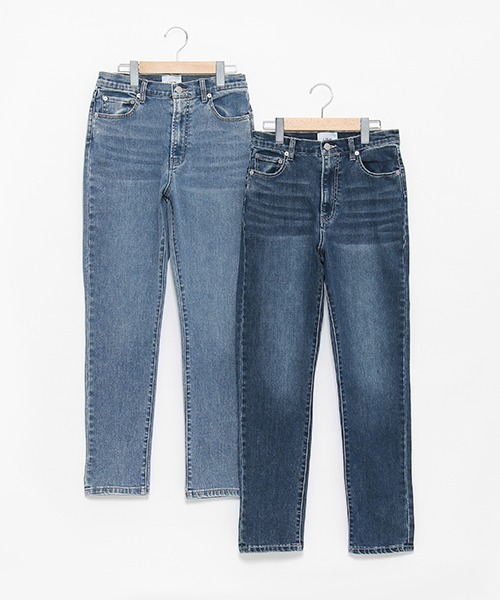 petit main LIEN（プティマインリアン）の「【リンク】ウォッシュ加工デニム(レディース)（その他パンツ・レディース・ブルー/サックスブルー・S/M）」の12枚目の写真