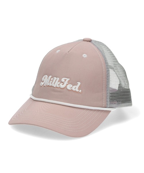 MILKFED.（ミルクフェド）の「CURSIVE LOGO MESH CAP（キャップ・レディース・ブラック/ライトピンク/ブルー・ONE SIZE）」の3枚目の写真