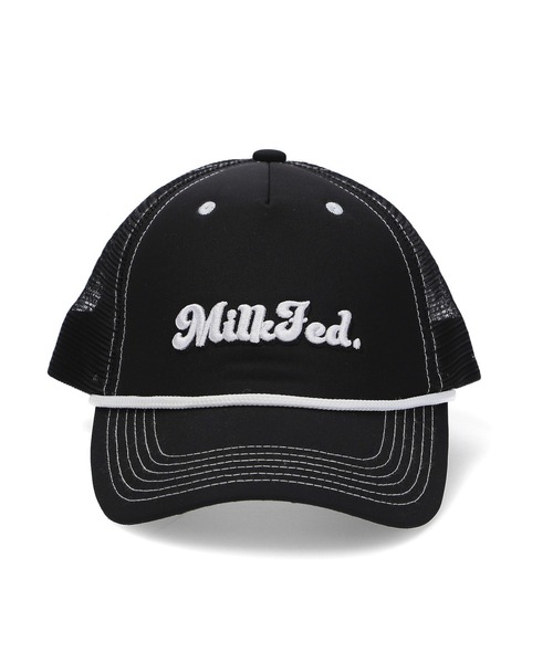 MILKFED.（ミルクフェド）の「CURSIVE LOGO MESH CAP（キャップ・レディース・ブラック/ライトピンク/ブルー・ONE SIZE）」の12枚目の写真