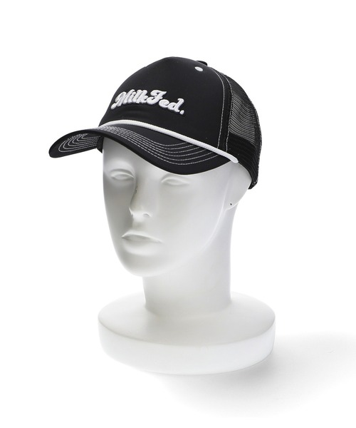 MILKFED.（ミルクフェド）の「CURSIVE LOGO MESH CAP（キャップ・レディース・ブラック/ライトピンク/ブルー・ONE SIZE）」の18枚目の写真