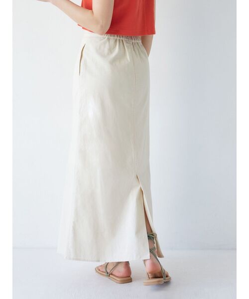 Ungrid（アングリッド）の「フィットフレアスリットスカート（スカート・レディース・アイボリー/チャコールグレー・FREE）」の18枚目の写真