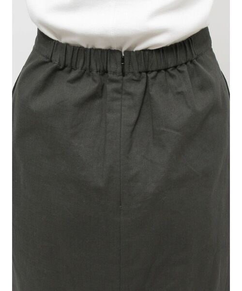 Ungrid（アングリッド）の「フィットフレアスリットスカート（スカート・レディース・アイボリー/チャコールグレー・FREE）」の8枚目の写真