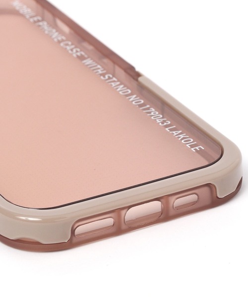LAKOLE（ラコレ）の「ダブルスタンドiPhoneケース / 111614（スマホケース/カバー・レディース・カーキ/ピンク/ブラック/ホワイト/イエロー・X-SMALL/SMALL）」の21枚目の写真