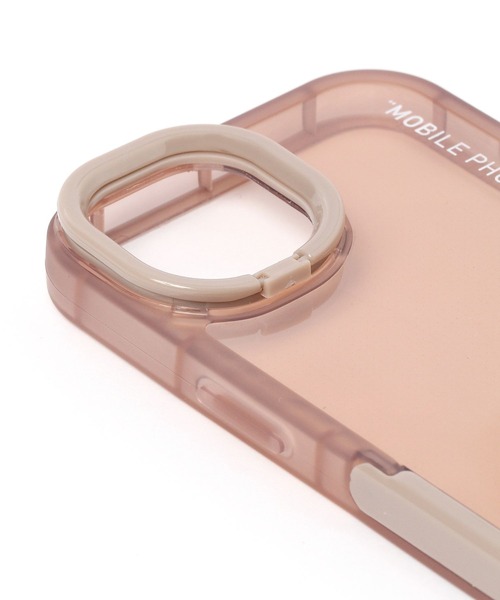 LAKOLE（ラコレ）の「ダブルスタンドiPhoneケース / 111614（スマホケース/カバー・レディース・カーキ/ピンク/ブラック/ホワイト/イエロー・X-SMALL/SMALL）」の10枚目の写真