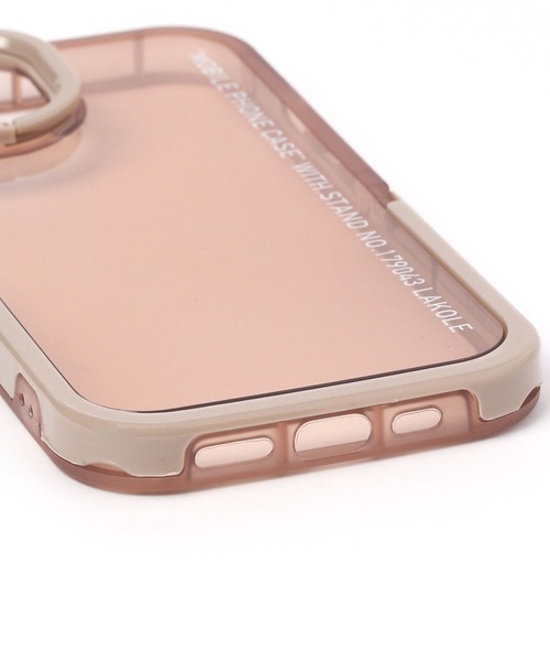 LAKOLE（ラコレ）の「ダブルスタンドiPhoneケース / 111614（スマホケース/カバー・レディース・カーキ/ピンク/ブラック/ホワイト/イエロー・X-SMALL/SMALL）」の9枚目の写真