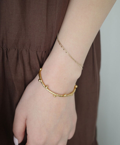 SLOBE IENA 4CROSSES コインブレスレット SLOBE IENA（スローブイエナ）の「【4CROSSES/キャトル・クロス