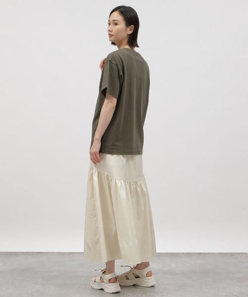 LAKOLE（ラコレ）の「グラフィックプリントＴ / 116545（Tシャツ/カットソー・レディース・オフホワイト/チャコールグレー/イエロー系その他/ダークグレー/アイボリー・SMALL/MEDIUM）」の19枚目の写真