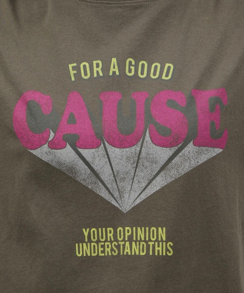 LAKOLE（ラコレ）の「グラフィックプリントＴ / 116545（Tシャツ/カットソー・レディース・オフホワイト/チャコールグレー/イエロー系その他/ダークグレー/アイボリー・SMALL/MEDIUM）」の8枚目の写真