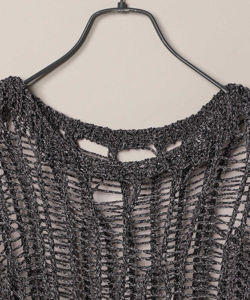 JEANASIS（ジーナシス）の「3GハリヌキラメニットNS/117268（ベスト・レディース・グレー/クリーム/ブラック・FREE）」の12枚目の写真