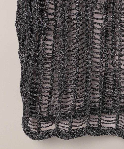 JEANASIS（ジーナシス）の「3GハリヌキラメニットNS/117268（ベスト・レディース・グレー/クリーム/ブラック・FREE）」の14枚目の写真