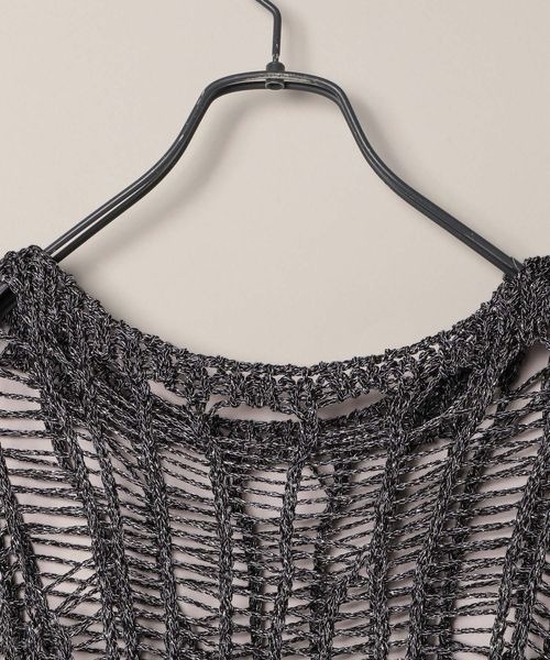 JEANASIS（ジーナシス）の「3GハリヌキラメニットNS/117268（ベスト・レディース・グレー/クリーム/ブラック・FREE）」の15枚目の写真