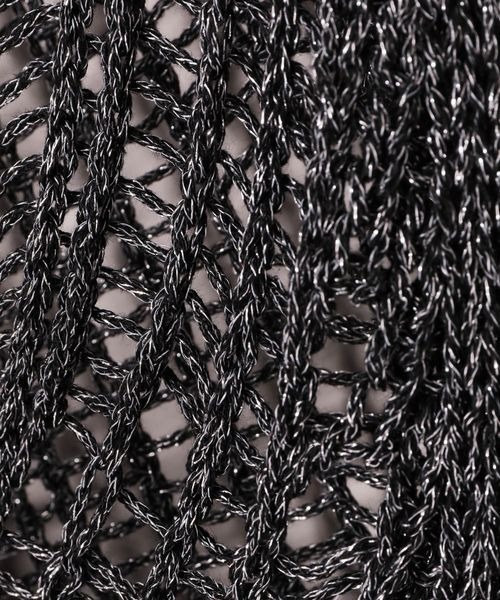 JEANASIS（ジーナシス）の「3GハリヌキラメニットNS/117268（ベスト・レディース・グレー/クリーム/ブラック・FREE）」の16枚目の写真