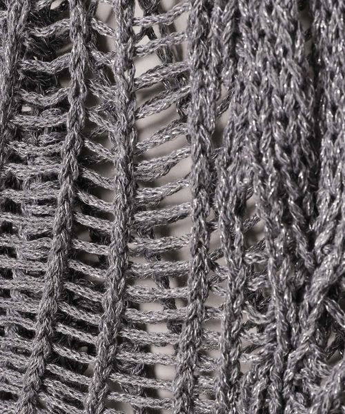 JEANASIS（ジーナシス）の「3GハリヌキラメニットNS/117268（ベスト・レディース・グレー/クリーム/ブラック・FREE）」の18枚目の写真