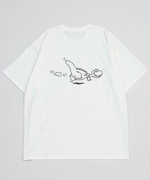 LAZY PIZZA DELIVERY/レイジーピザデリバリー 別注 SLEEPY DINO TEE/別注 スリーピーディノTシャツ