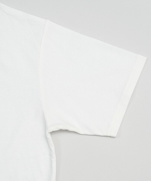 FREAK'S STORE(フリークスストア)の「LAZY PIZZA DELIVERY/レイジーピザデリバリー 別注 SLEEPY DINO TEE/別注 スリーピーディノTシャツ(Tシャツ/カットソー・レディース・ブルー/オフホワイト・ONE SIZE)」の9枚目の写真