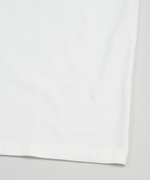 FREAK'S STORE(フリークスストア)の「LAZY PIZZA DELIVERY/レイジーピザデリバリー 別注 SLEEPY DINO TEE/別注 スリーピーディノTシャツ(Tシャツ/カットソー・レディース・ブルー/オフホワイト・ONE SIZE)」の10枚目の写真