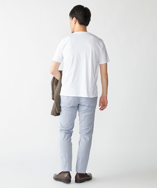 SHIPS(シップス)の「SHIPS: ALBINI クルーネック 無地 Tシャツ(Tシャツ/カットソー・メンズ・グレー/ブラック/ホワイト/ネイビー/ライトグレー・MEDIUM/LARGE/SMALL/X-LARGE)」の12枚目の写真