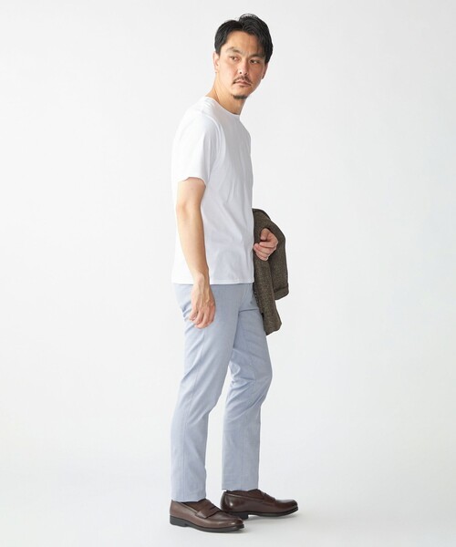 SHIPS(シップス)の「SHIPS: ALBINI クルーネック 無地 Tシャツ(Tシャツ/カットソー・メンズ・グレー/ブラック/ホワイト/ネイビー/ライトグレー・MEDIUM/LARGE/SMALL/X-LARGE)」の13枚目の写真