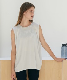 Julier Yoga and Relax | Julier エコリヨセルベア天ノースリーブトップス(Tシャツ/カットソー)