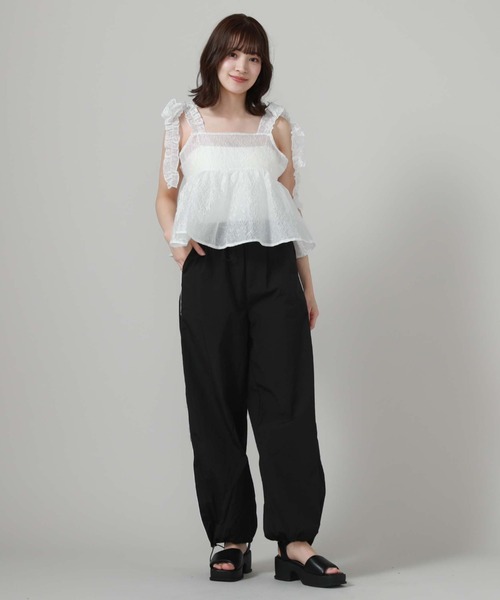 archives（アルシーヴ）の「ギャザーリボンキャミビスチェ（キャミソール・レディース・アイボリー/ブラック/ブルー・MEDIUM）」の9枚目の写真