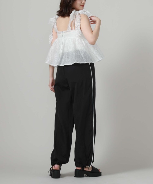 archives（アルシーヴ）の「ギャザーリボンキャミビスチェ（キャミソール・レディース・アイボリー/ブラック/ブルー・MEDIUM）」の11枚目の写真