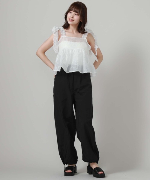 archives（アルシーヴ）の「ギャザーリボンキャミビスチェ（キャミソール・レディース・アイボリー/ブラック/ブルー・MEDIUM）」の12枚目の写真