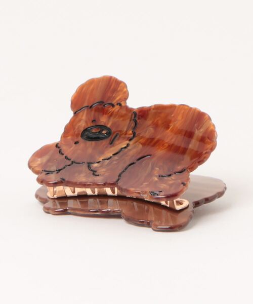 Fun & Daily（ファンアンドデイリー）の「F&D : コアラヘアクリップ（バレッタ/ヘアクリップ・レディース・グレー/ホワイト/ブラウン・FREE）」の4枚目の写真