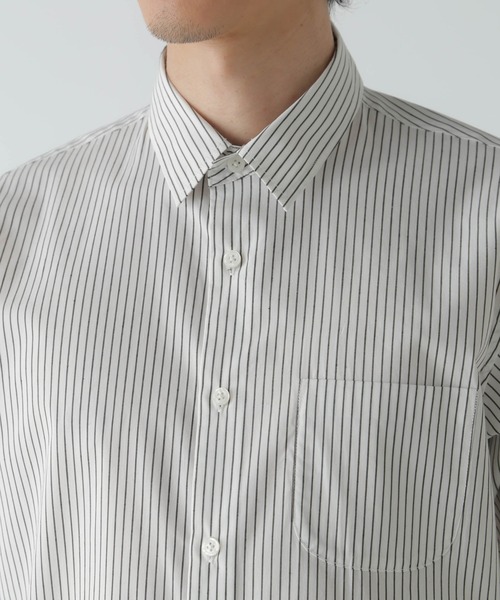 NANO universe（ナノユニバース）の「「ICE FLOW LINEN」バリエーションシャツ 半袖（シャツ/ブラウス・メンズ・ブルー/ベージュ/ホワイト・L/M/S）」の18枚目の写真