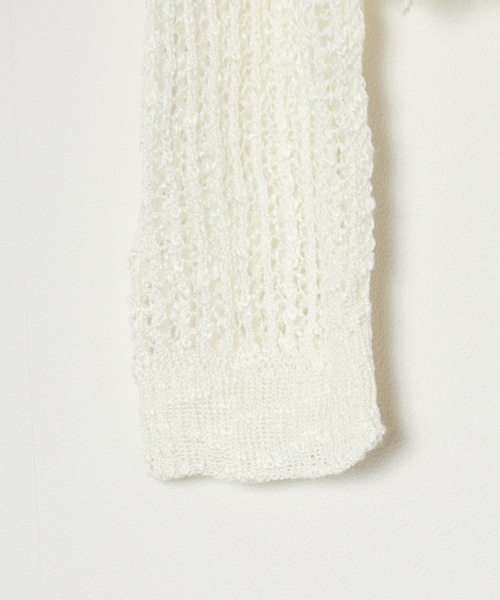 Chick(チック)の「韓国風オープンショルダーニット(Tシャツ/カットソー・レディース・ホワイト・FREE)」の4枚目の写真