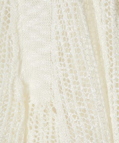 Chick(チック)の「韓国風オープンショルダーニット(Tシャツ/カットソー・レディース・ホワイト・FREE)」の6枚目の写真