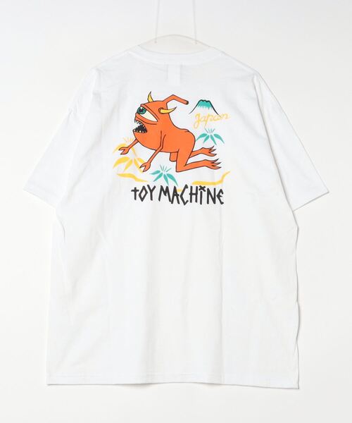TOY　MACHINE（トイ　マシーン）の「【ムラサキスポーツ限定】TOY MACHINE/トイマシーン 半袖Tシャツバックプリント MTMSEST23（Tシャツ/カットソー・メンズ・ブラック/ホワイト・M/L/XL）」の3枚目の写真