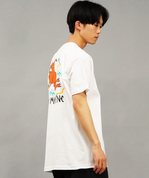 TOY　MACHINE（トイ　マシーン）の「【ムラサキスポーツ限定】TOY MACHINE/トイマシーン 半袖Tシャツバックプリント MTMSEST23（Tシャツ/カットソー・メンズ・ブラック/ホワイト・M/L/XL）」の7枚目の写真